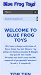 Mobile Screenshot of bluefrogtoys.co.uk